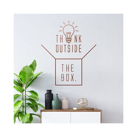 metal wall art think outside box|thinking outside the box art.